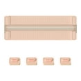 thumbnail image 1 of Paper Cutter, 4 In 1 Bidirectional Paper Cutter Portable Paper Photo Trimme Paper Cutter For Craft With Straight Dotted Wavy Line Crease Head Multi Function Scrapbooking Tool, Scrapbook Supplies, 1 of 9