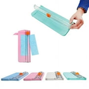 Paper Cutter A5 Paper Trimmer Scrapbooking Tool with Finger Protection Slide Ruler