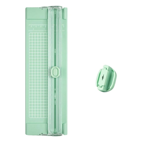 Paper Cutter Clearance, Furenl A4 Paper Cutter Mini Crafts Diy Non Slip Ruler Hand Tool Photo Trimmer Lightweight for Homestationery Paper Photo, Office&Craft&Stationery