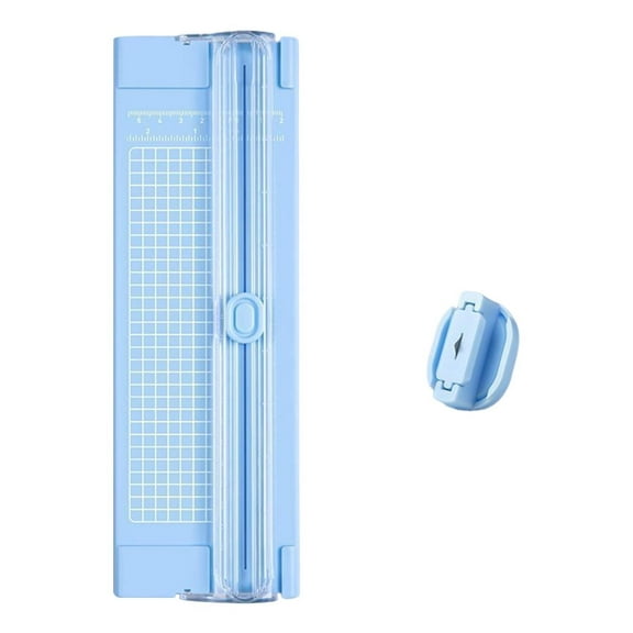 Paper Cutter Clearance, Furenl A4 Paper Cutter Mini Crafts Diy Non Slip Ruler Hand Tool Photo Trimmer Lightweight for Homestationery Paper Photo, Office&Craft&Stationery