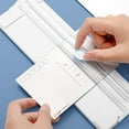thumbnail image 1 of Paper Cutter, Czzoypi Bidirectional Manual Paper Cutter, A4 Handheld Office Paper Cutter for Photos Cardstock Scrapbooking, White, 1 of 6