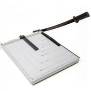 Paper Cutter Guillotine Style 18 cut length x 15 inch Metal Base Trimmer