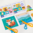 thumbnail image 1 of Paper Cutting Set with Child-Safe Scissors - 30 Progressive Activities for Preschool Learning, Fine Motor Skills, Ages 3-5 Toddler Craft Kit, 1 of 9