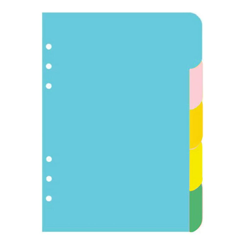 Paper Dividers Divider Binder File Tabs Separator A5 Office Papers Diy