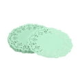 thumbnail image 1 of Uxcell Paper Doilies, Paper Lace Doilies Disposable Round Modern Decorative Placemats Bulk, Fit for Cakes Desserts Green 3.5 Inch, 1 of 7
