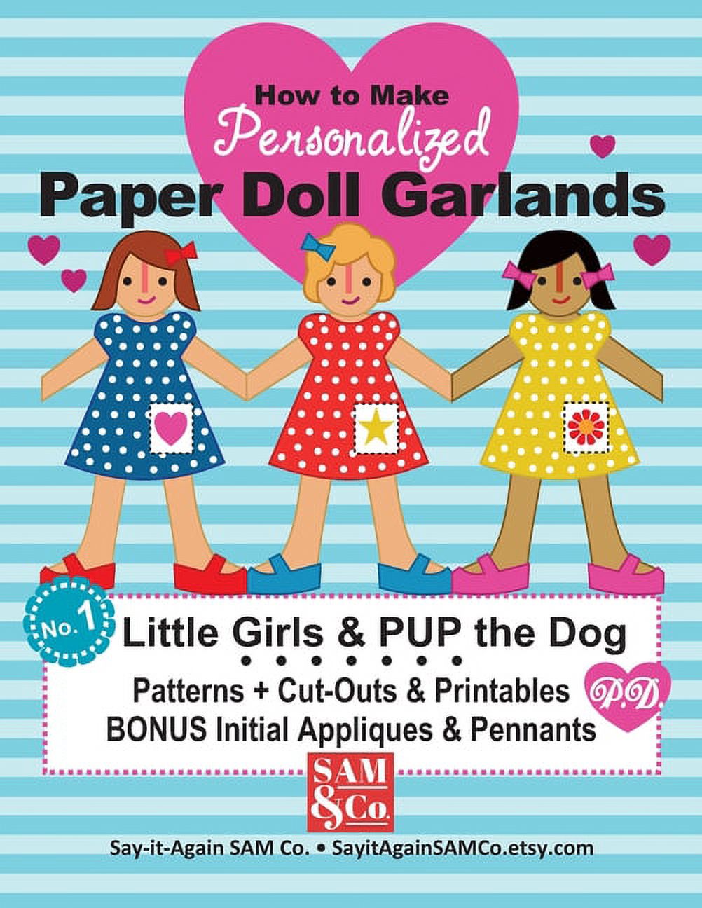 Paper Doll Garlands How to Make Paper Doll Garlands No. 1 Little