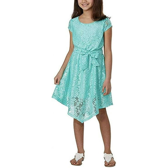Paper Doll Girl Lace Dress Mint/10