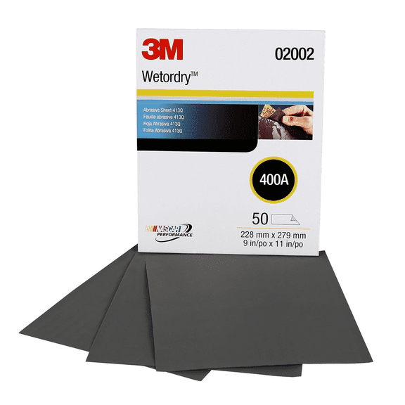 Paper Emery Super Fine 400a 9x11 Pack Of 50