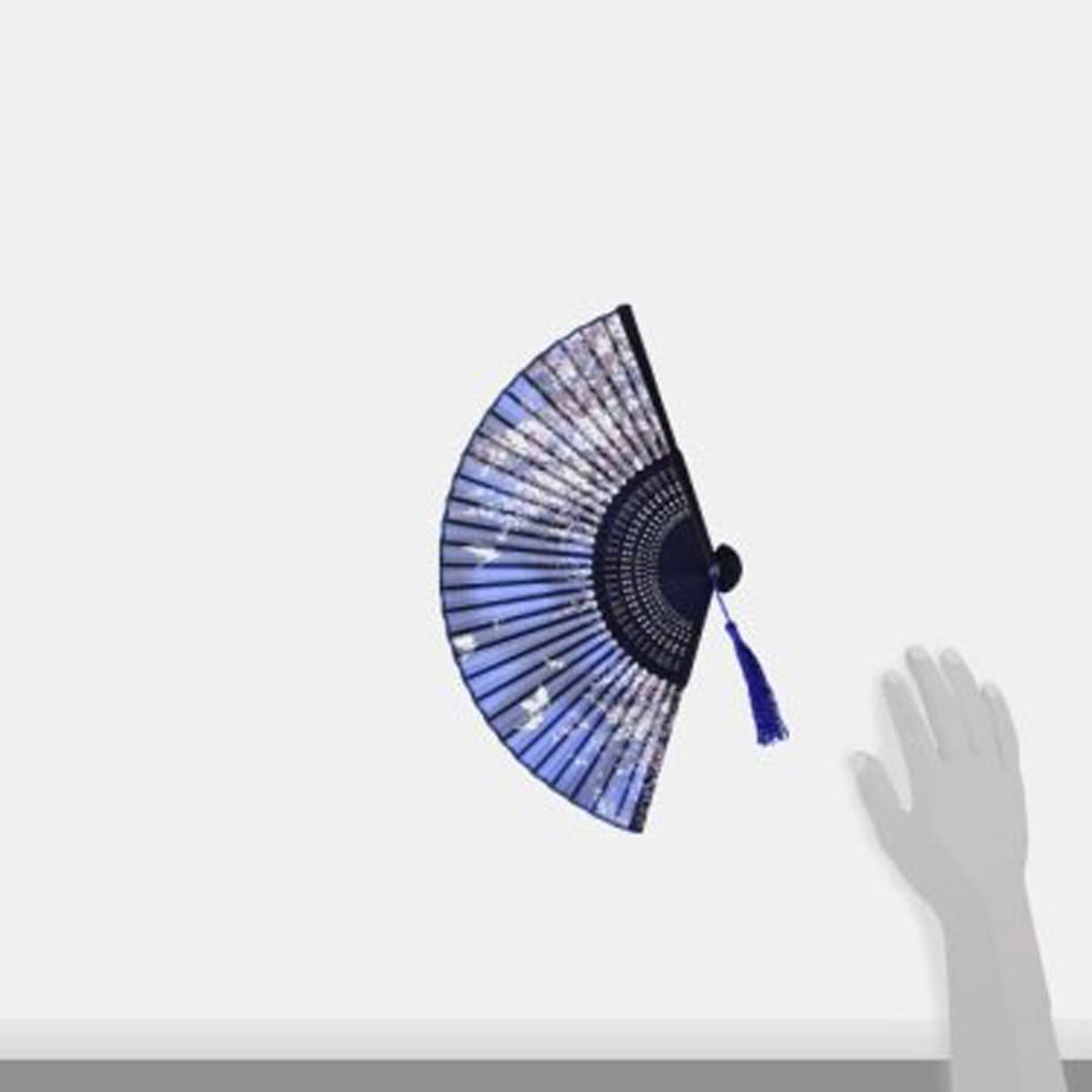 Paper Fans Handheld Pattern Folding Dance Wedding Party Lace Silk