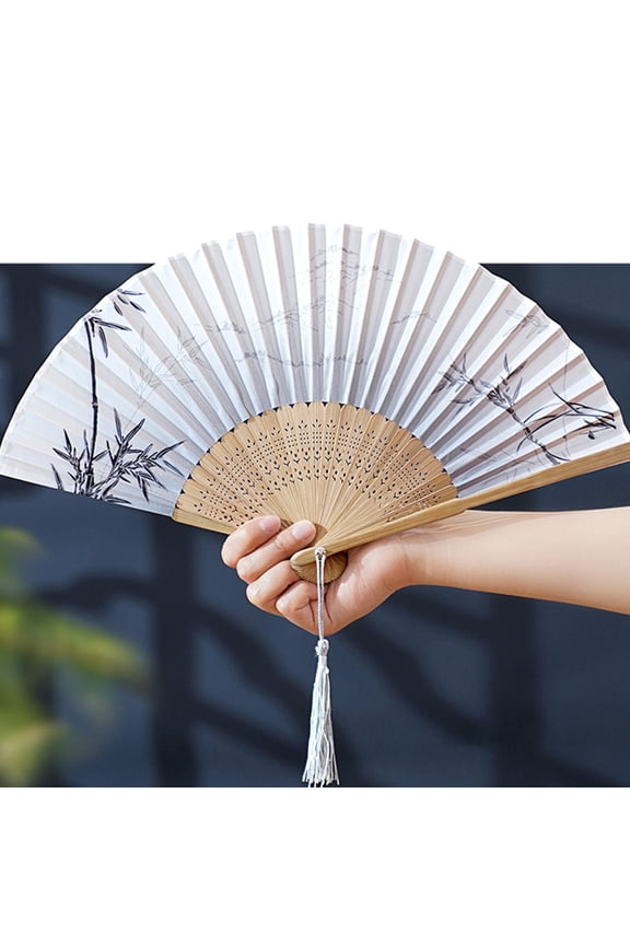 Stylish Folding Hand Fans Set for Performances and Celebrations | Dancing Props with Popping Style | Craft Boots On The Ground Hand Fan