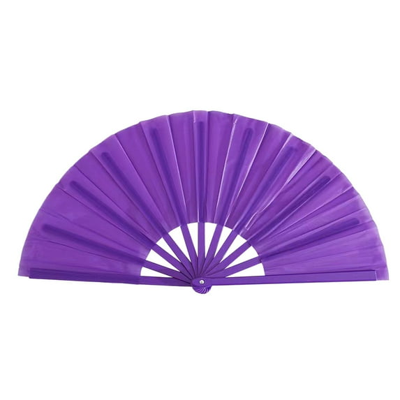 Large Folding Hand Fan for Line Dance Popping Clack Boots On The Ground Dance Portable Foldable Rave Fan Ideal for Festivals Parties and Outdoor Events