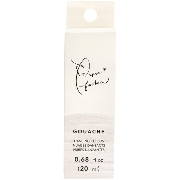 Paper Fashion Gouache Paint .68oz-Dancing Clouds