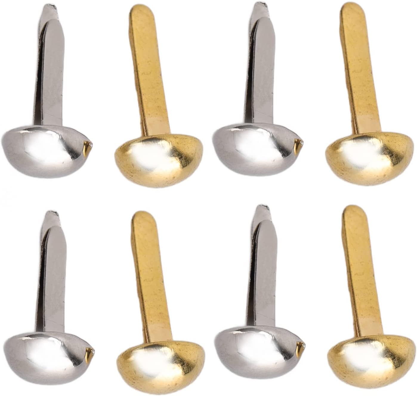 Paper Fasteners, Mini Brads 40 Pieces 6mm for DIY Crafts