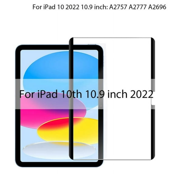 Paper Feel Reusable Magnetic Screen Protector for iPad 7/8 9th 10th Pro 11 Mini Air 1 2 3 4 5 6 2024 Matte Frosted Writing Film (For iPad 10th 2022)