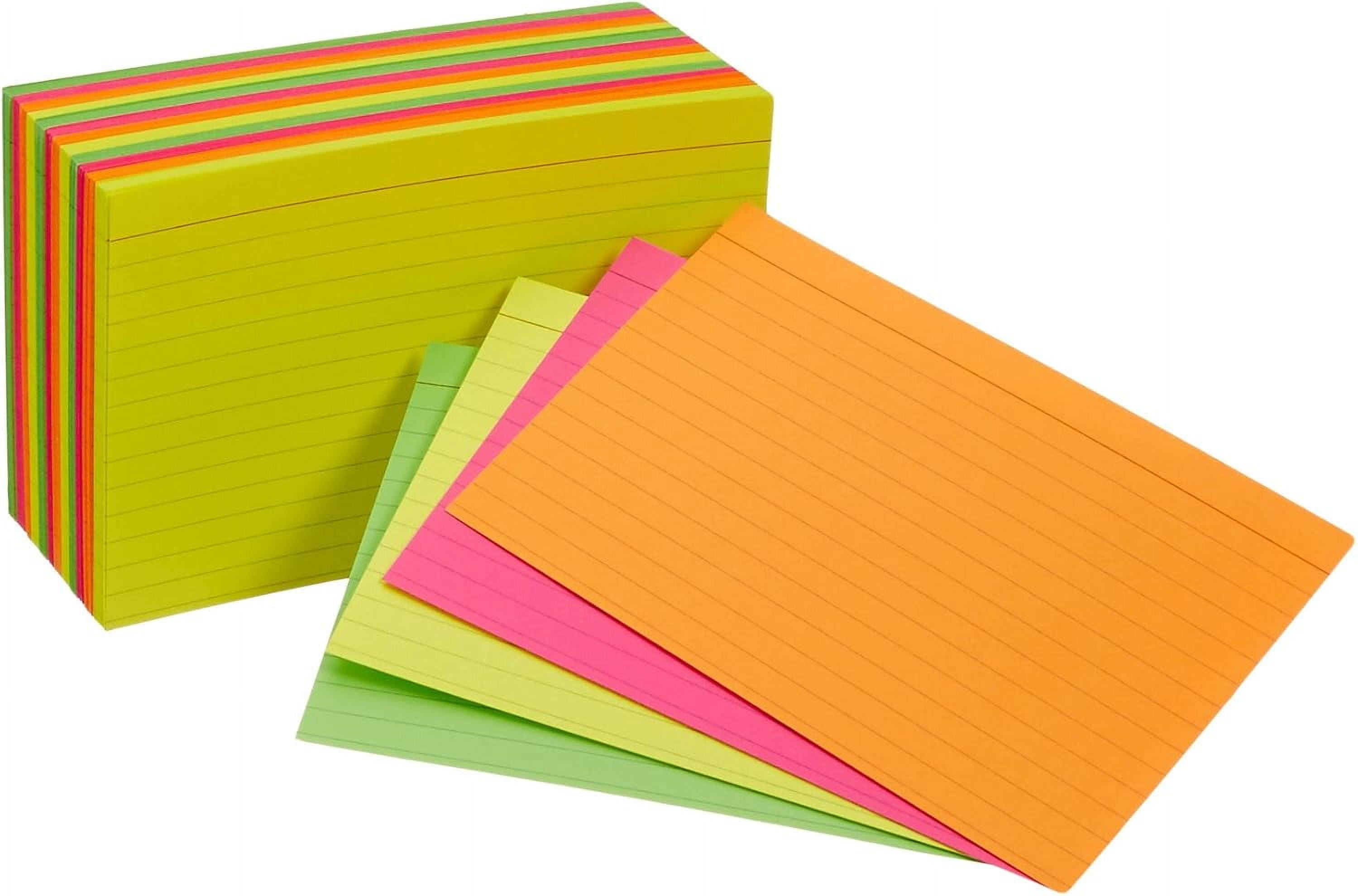 Paper Flash Ruled Index Note Cards, Heavy Weight - Walmart.com