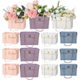 thumbnail image 1 of Paper Flower Bags for Bouquets, Flower Boxes for Arrangements, Paper Flower Gift Bags with Handles Florist Supplies for Weddings Mother's Day, 1 of 7