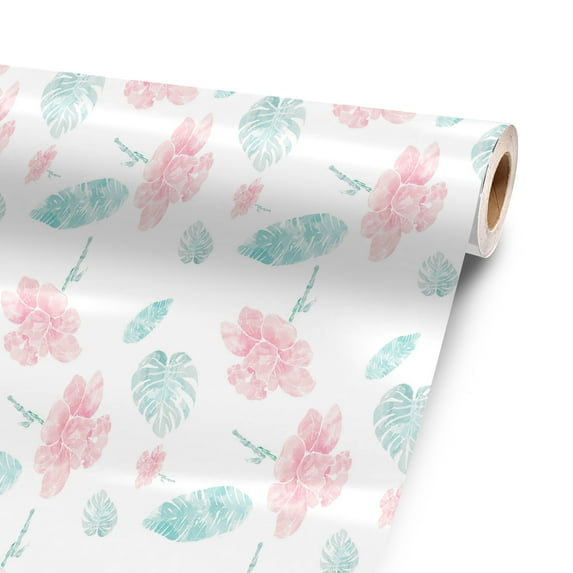 Paper Flowers 24” x 52” Vinyl Wrap Sheet for large or custom items | 3M wrap DIY to custom skin gear of all types and sizes, including vehicles, boats, appliances, furniture, atv’s,