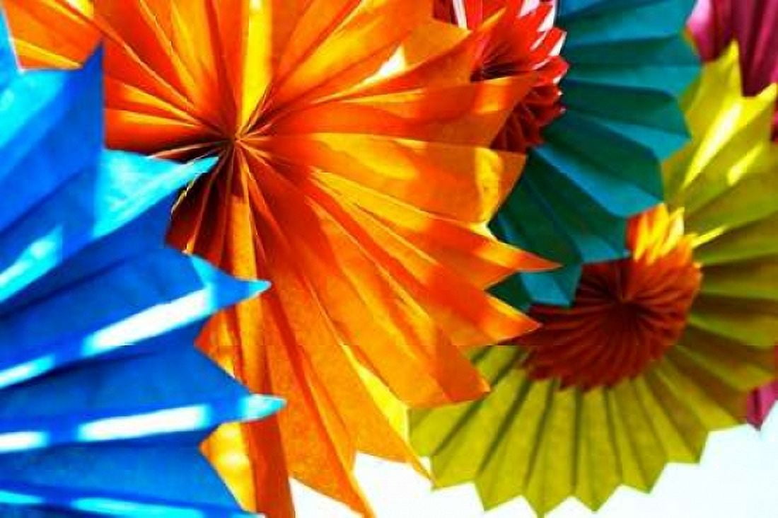 Paper Flowers Canvas Art - Gail Peck (24 x 36)