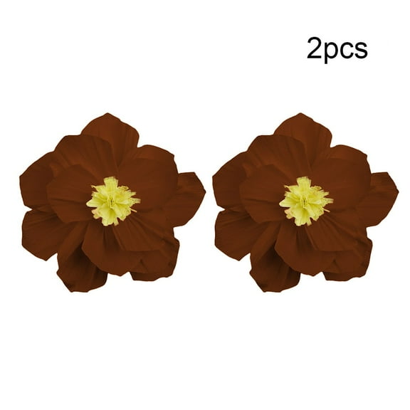 Paper Flowers Flowers Wedding 20cm 25cm 2Pcs/Set 30cm Birthday Crepe Paper