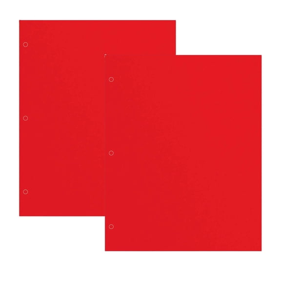 Paper Folders with Pockets - Folders for 3 Ring Binder: 2CT