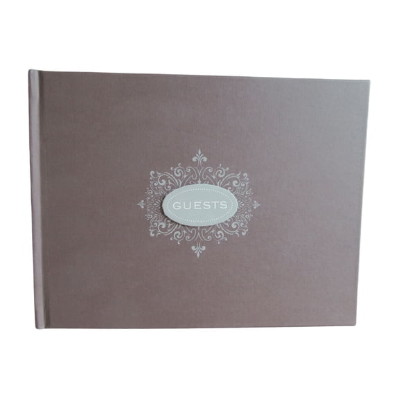 Paper Frenzy Any Occasion Guest Book, brown