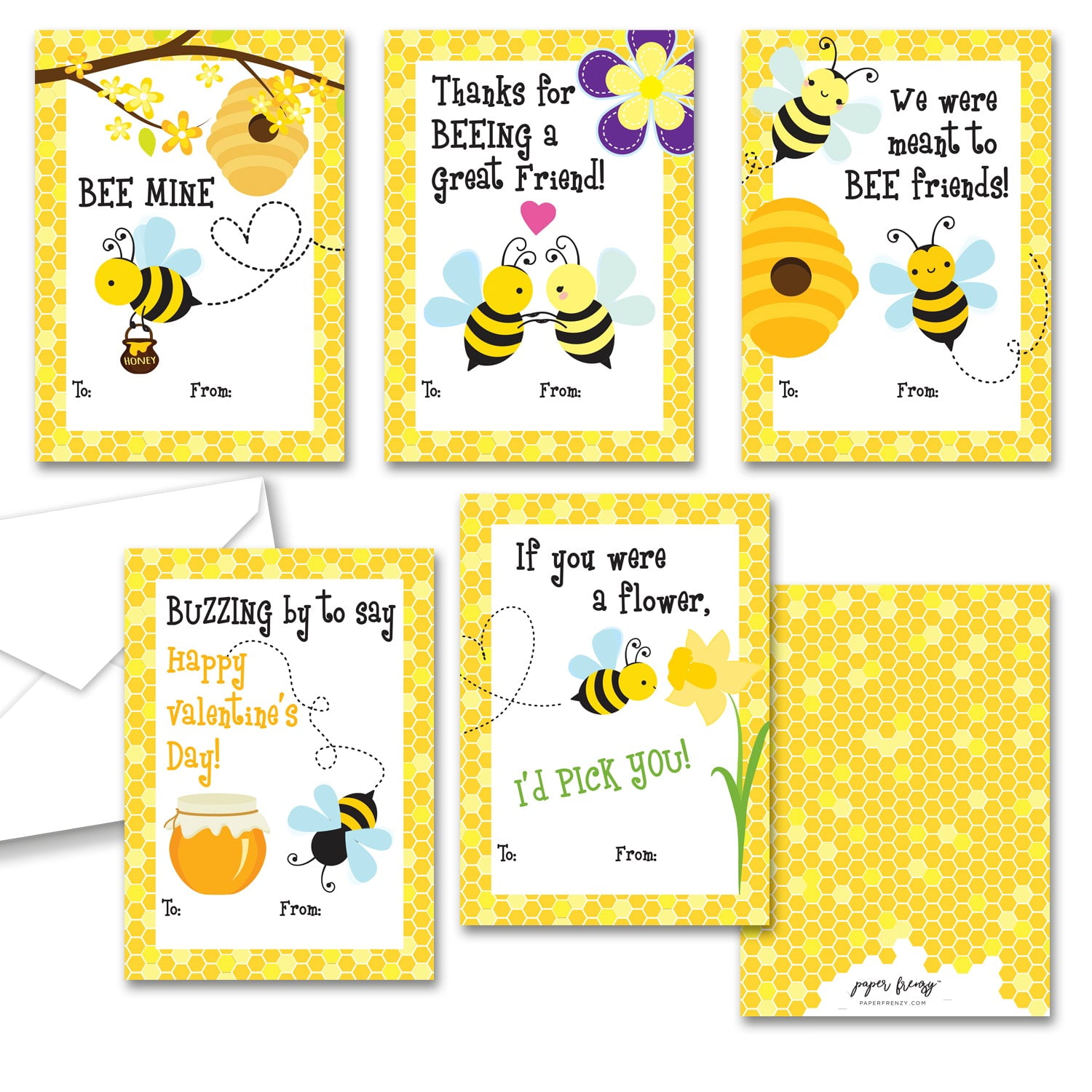 Bee Mine Printable Valentine Gift Tag Cards - For the Love of Food