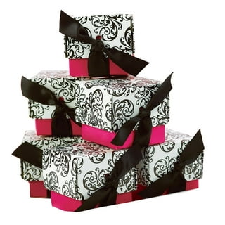 ALEF Elegant Decorative Holiday Themed Nesting Gift Boxes - 7x 3x 4.5 - Nesting  Boxes Beautifully Themed and Decorated - Perfect for Gifts or Simple  Decoration Around The House! - DIY Tool Supply