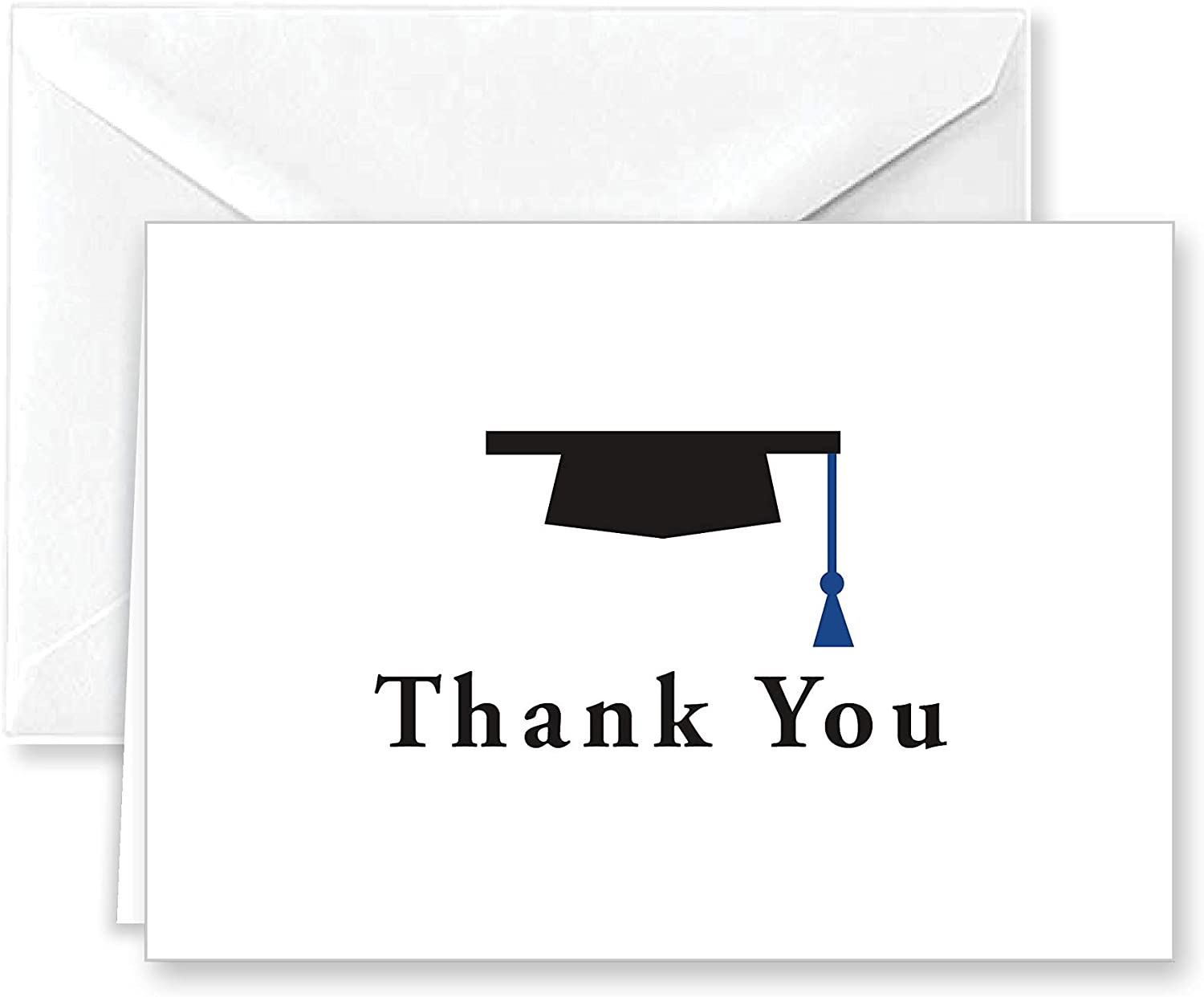 Paper Frenzy Graduation Cards With Black Border - Pack Of 25 Advice For The Grad Notes (3.5x4.875 Inches)