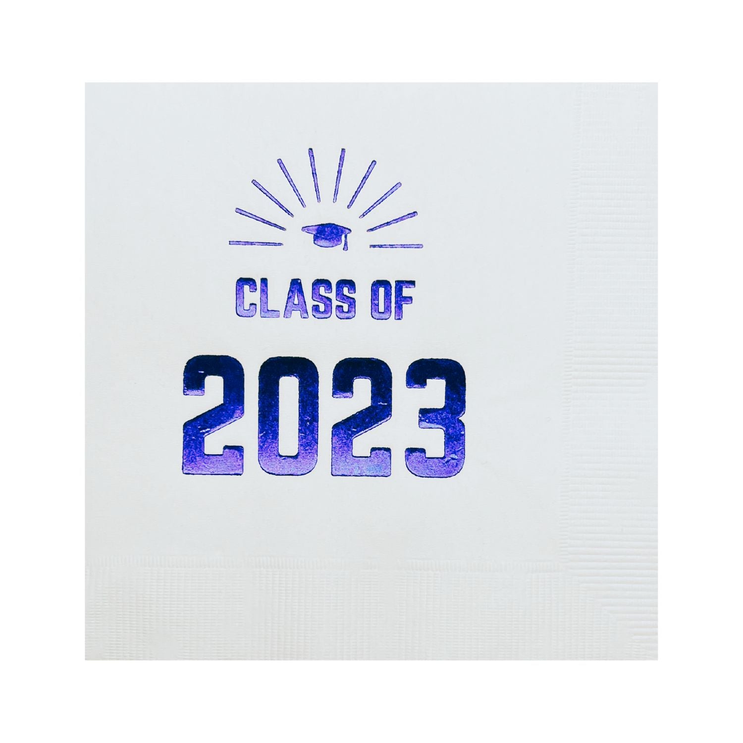 Graduation Lunch Napkins Blue (36 Count)