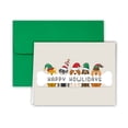 thumbnail image 1 of Paper Frenzy Happy Howlidays Dog Themed Holiday Christmas Greeting Cards and Green Envelopes - 25 pack, 1 of 3