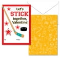 thumbnail image 1 of Paper Frenzy Hockey Themed Valentines - 25 pack WITH ENVELOPES, 1 of 1