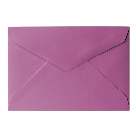 Paper Frenzy RSVP A1 (4 Bar) Envelopes Pointed Flap (3 3/8 x 5 3/4) for Invitations, Notecards, DIY, Purple
