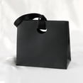 thumbnail image 1 of Paper Gift Bags with Handles - Reusable Handbag Style for Party Favors, Wedding Gifts, Shopping, and Everyday Use, Durable and Eco-Friendly, Black Color, 1 of 4