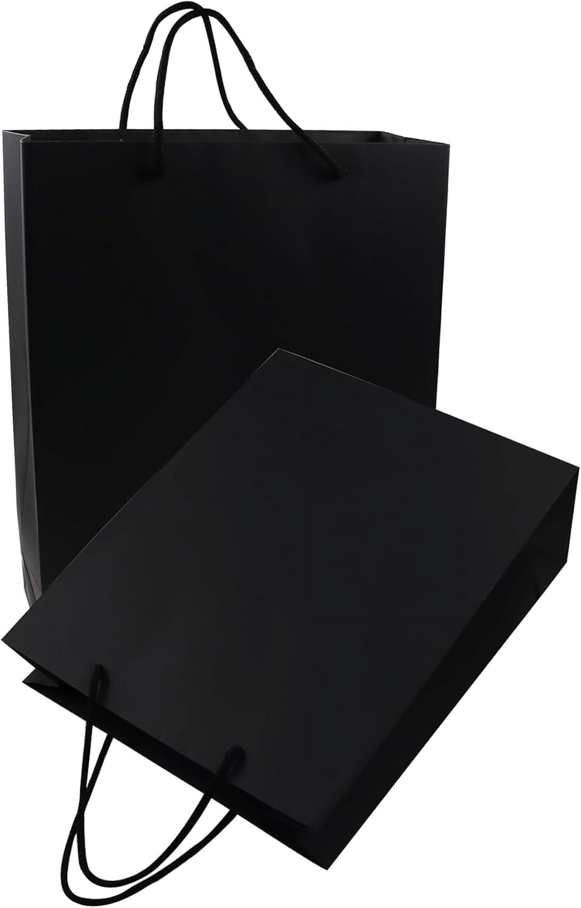 Acina Black Gift Bags Medium Large: 8pcs Gift Bags With Handle Bulk 12 - View #10