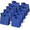 thumbnail image 1 of Paper Gift Bags With Ribbon Handles Set of 10 Blue Bulk Reusable For Gift Wrap Girls Kids Birthday Bridal Shower Party Favors Goodie Bags Candy Christmas 5.91"x3.54"x7.28" Small, 1 of 7