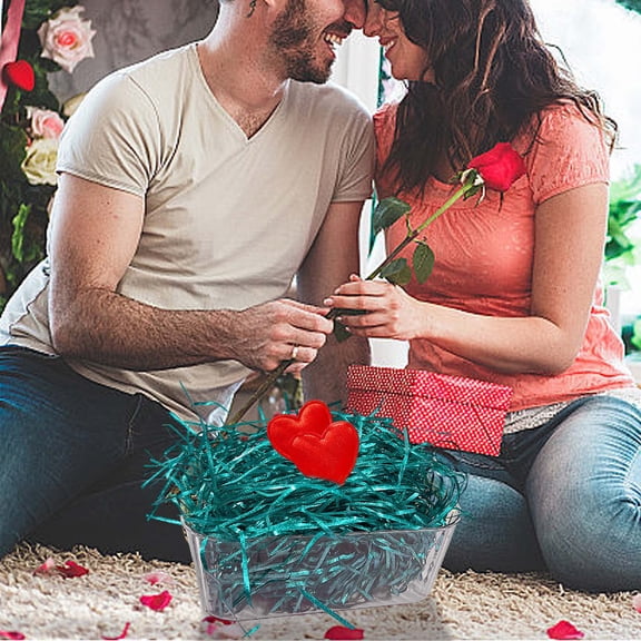 Paper Grass Shredded Paper for Gift Box, Graduation Raffia Grass Valentines Filler, Gift Filler Shredded Gift Paper Filler,100g/0.22Lb