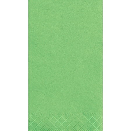 Paper Guest Napkins, 7.75 X 4.5 in, Lime Green, 20ct (Pack of 2)