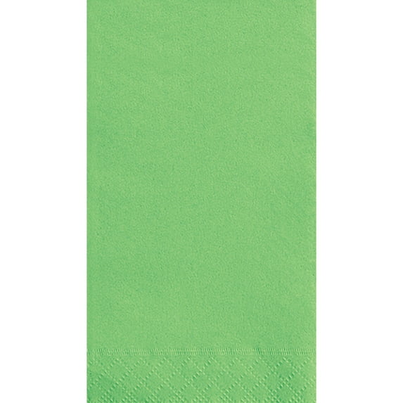 Paper Guest Napkins, 7.75 X 4.5 in, Lime Green, 20ct (Pack of 48)