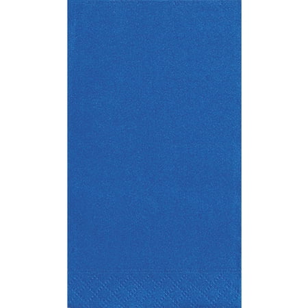 Paper Guest Napkins, 7.75 X 4.5 in, Royal Blue, 20ct (Pack of 48)