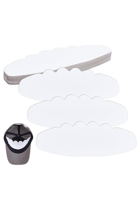 Paper Hat Shaper Insert for Baseball Caps Hat Support Brim Oval 96x268x0.5mm