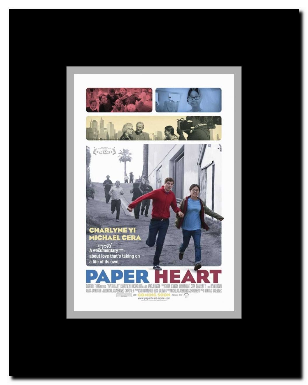 Paper Heart Framed Movie Poster