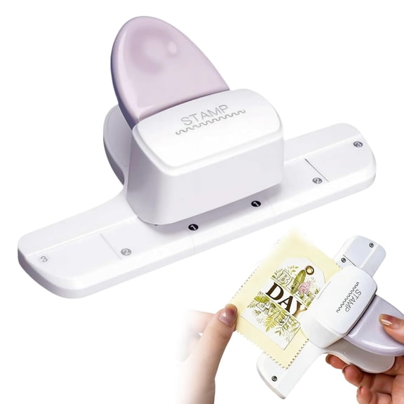 Paper Hole Border Punches Handmade Edge Device Toothed Puncher Embosser Fancy Border Punch for Envelopes Crafting Gift Packaging
