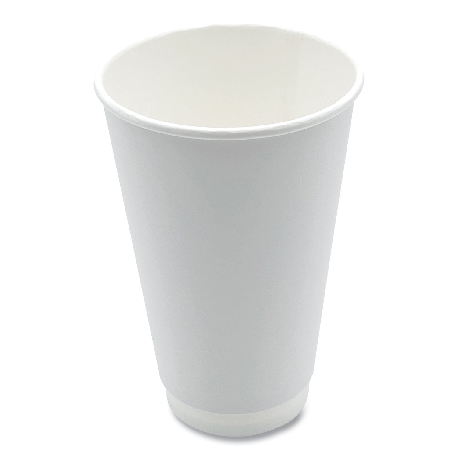 Paper Hot Cups, Double-Walled, 16 oz, White, 25/Pack Paper Hot Cups, Double-Walled, 16 oz, White, 25/Pack