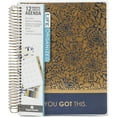 thumbnail image 1 of Paper House 12-Month Undated Planner-Brass Dahlia With Navy Background, 1 of 2