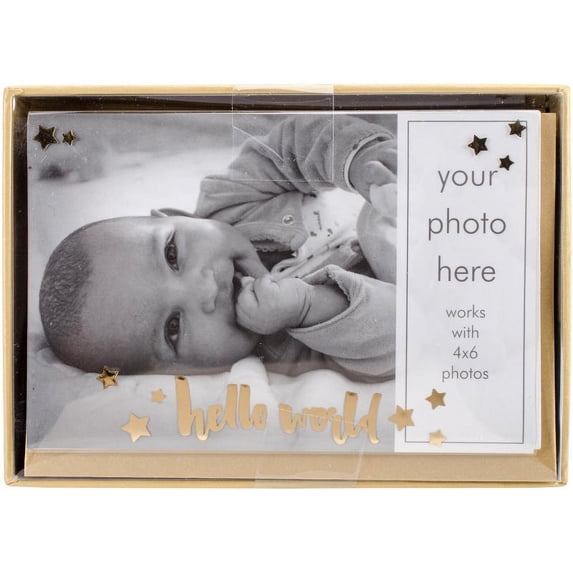 Paper House Boxed Photo Overlay Card Set-hello World