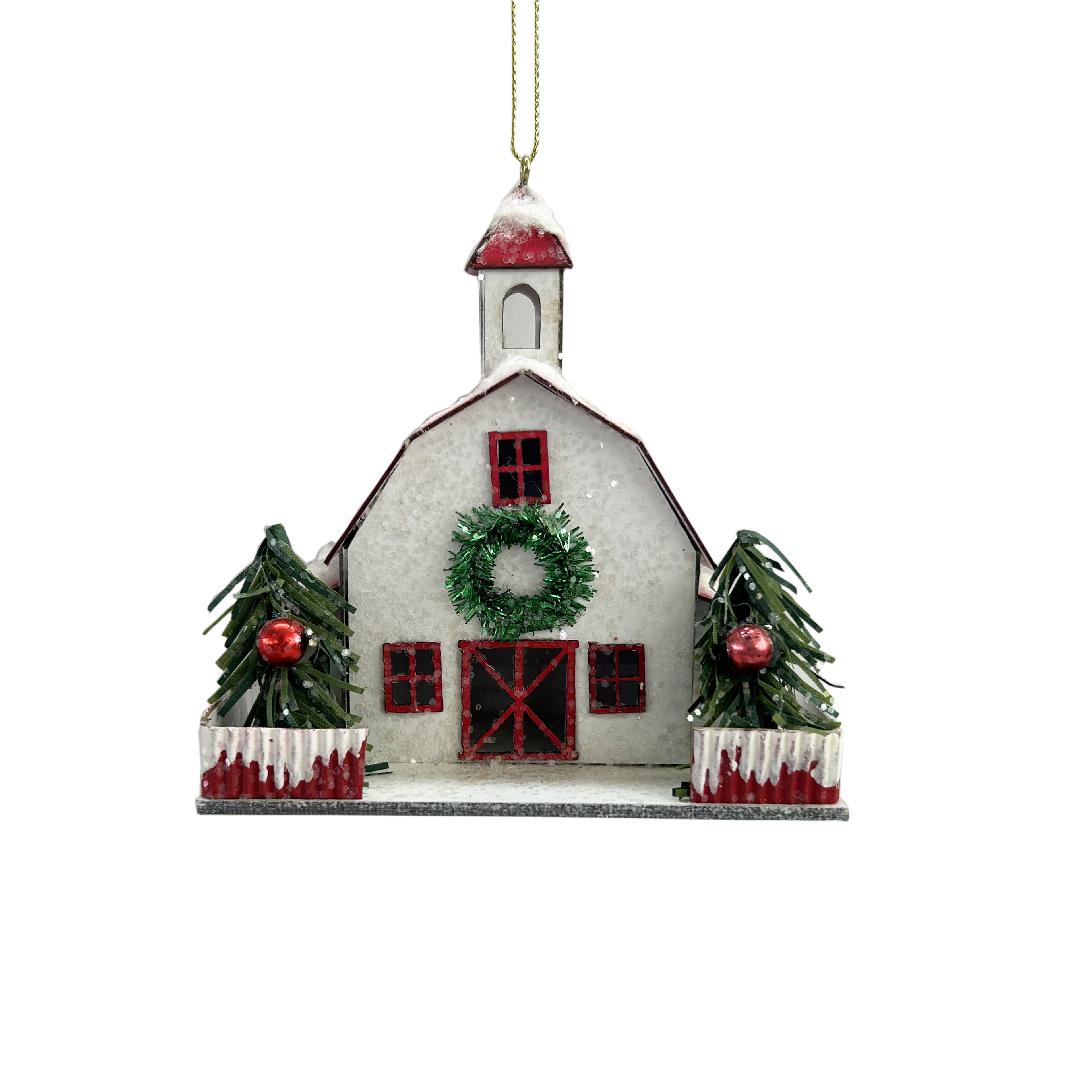 Paper House Ornament by Ashland - Christmas and Holiday Home Decor