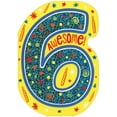 thumbnail image 1 of Paper House Productions Awesome Six Die Cut Foil Age 6 / 6th Birthday Card, 1 of 2