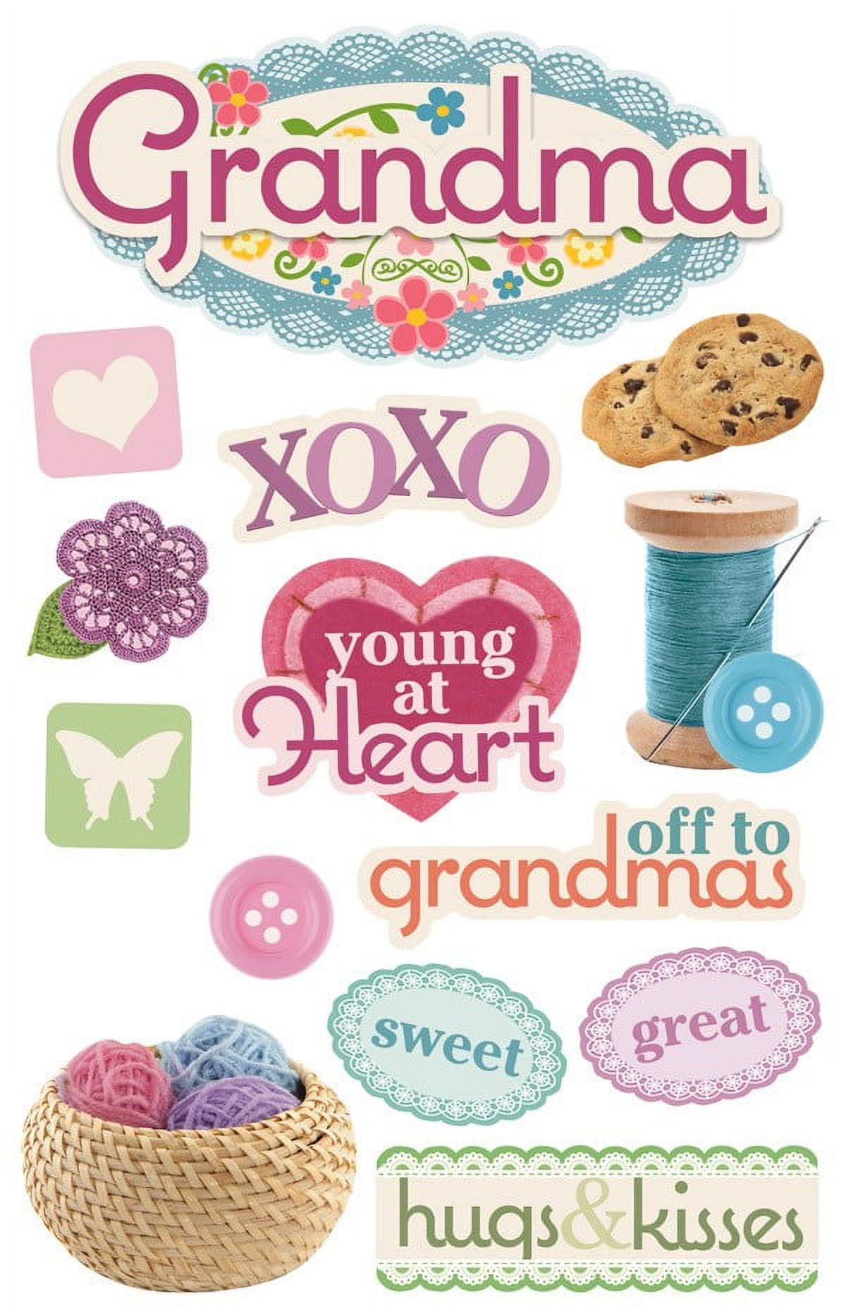 Paper House Productions Grandma - 3D Sticker