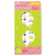 Paper House Productions Let's Party Scratch & Sniff Sticker Folio for Classrooms, Scrapbooking and Collecting