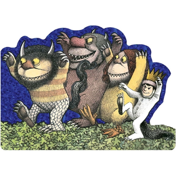 Paper House Productions Wild Things Marching Die Cut Foil Blank Card For Kids